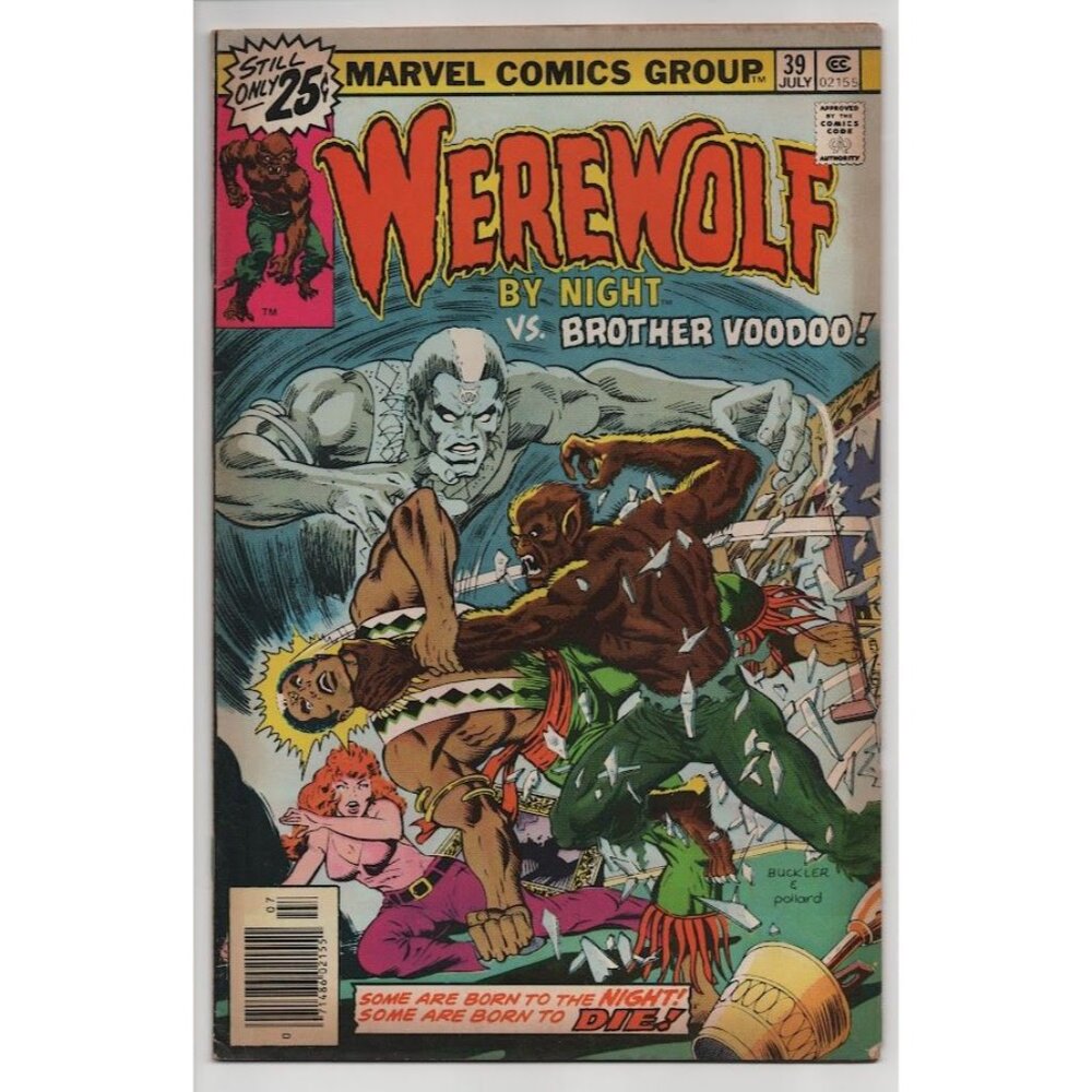 Werewolf By Night 39 Marvel 1976 VG/FN 5.0 Brother Voodoo Bronze Age Horror